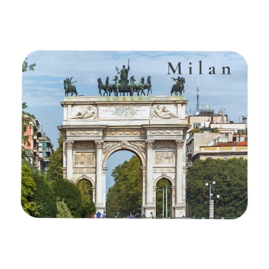 ミラノ。#22 マグネット (横)