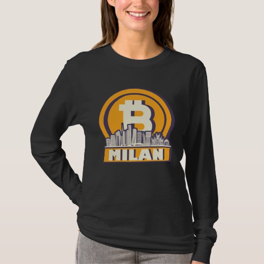 ミラノBitcoinマキシマリスト Tシャツ (正面)