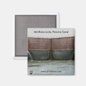ミラフローレス・ロックス、パナマ運河 マグネット (正面/裏面)
