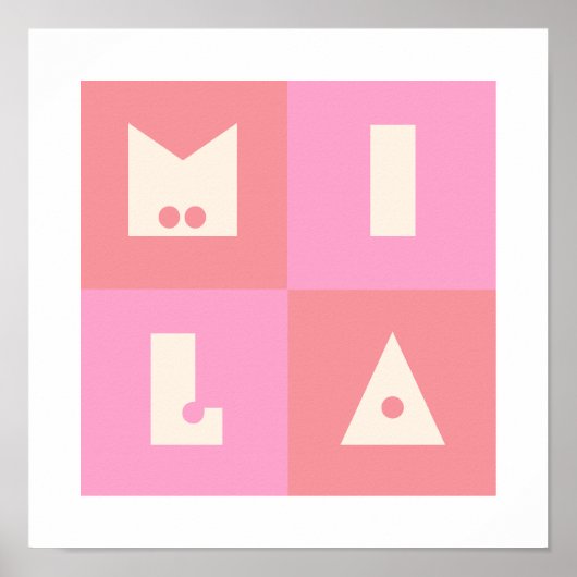 ミラベビー名ガールポスター ポスター (正面)