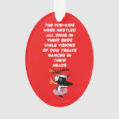 ミラベルザボストンテリアホリデーオーナメント オーナメント (裏面)