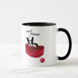 ミラベルボストンテリアWakie! Wakieのマグ マグカップ