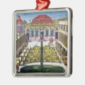 ミラベル公園、ザルツブルク、Austrの庭 メタルオーナメント (左)