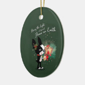 ミラベル、明るい休日のオーナメントをもたらす セラミックオーナメント (左)