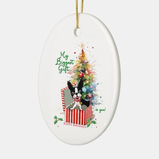 ミラベル、軽い休日のオーナメントの友人を持って セラミックオーナメント (左)