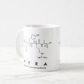 ミラペプチド名mug コーヒーマグカップ (正面左)