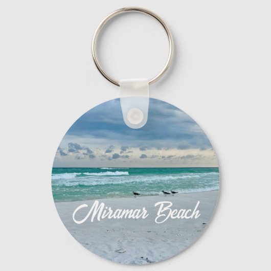 ミラマービーチフロリダビューティフルバケーションキープサケ キーホルダー (正面)