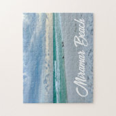 ミラマービーチフロリダビューティフル海写真 ジグソーパズル (縦)