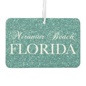 ミラマービーチフロリダ カーエアーフレッシュナー (裏面)