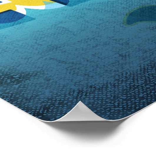 ミラマーフロリダドルフィンヴィンテージ旅行ポスター ポスター (角)