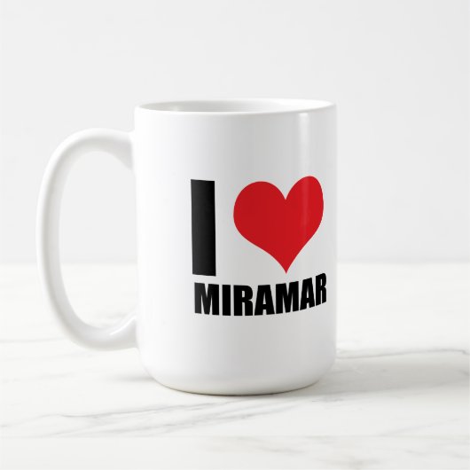 ミラマー が好き コーヒーマグカップ (左)