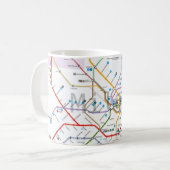 ミランの地下鉄 コーヒーマグカップ (正面左)