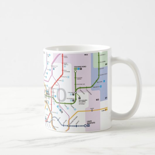 ミランの地下鉄 コーヒーマグカップ (右)