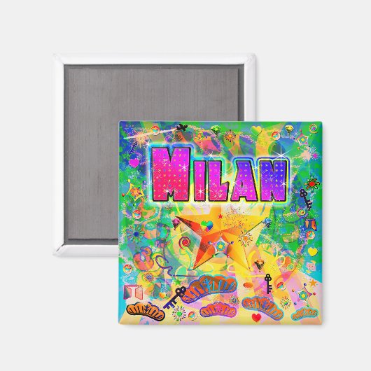 ミランの時代時計マグネット マグネット (正面/裏面)