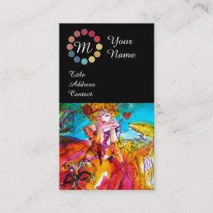 ミランダ美しいメイクアップアーティストカラーパレット 名刺