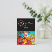 ミランダ美しいメイクアップアーティストカラーパレット 名刺 (スタンド正面)