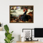 ミランダ~テンプフェストジョンW.ウォーターハウス ポスター (ホームオフィス)