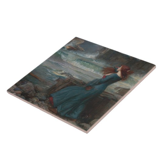 ミランダ(by John William Waterhouse) タイル (側面)