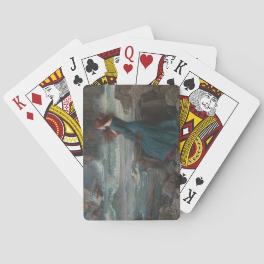 ミランダ(by John William Waterhouse) トランプ (裏面)