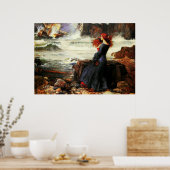 ミランダ – The Tempest (1916) toファインアートキャンバス ポスター (キッチン)