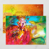 ミランチョリーナ　仮面舞踏会　黄色　茶色　赤　緑 (正面/裏面)