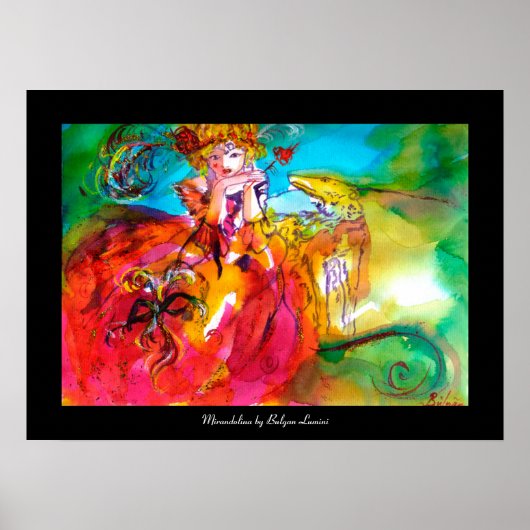 ミランディーナ / ヴェネツィアのカーニバルマスク ポスター (正面)