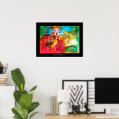 ミランディーナ / ヴェネツィアのカーニバルマスク ポスター (ホームオフィス)