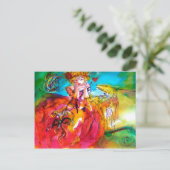 ミランドリナヴェネツィアカーニバルマスク ポストカード (スタンド正面)