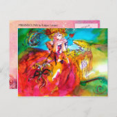 ミランドリナヴェネツィアカーニバルマスク ポストカード (正面/裏面)