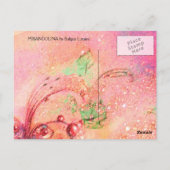 ミランドリナヴェネツィアカーニバルマスク ポストカード (裏面)