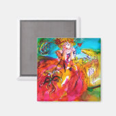 ミランドリナヴェネツィアカーニバルマスク マグネット (正面/裏面)