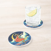 ミラーぜいたくな生活の石のコースター コースター (側面)