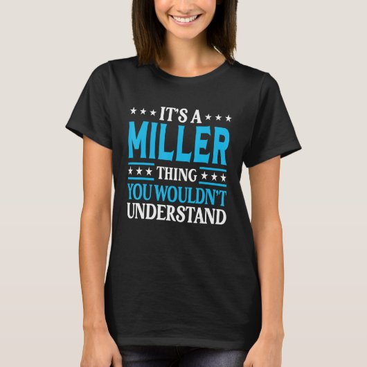 ミラーの個人名ミラーおもしろいだ Tシャツ (正面)