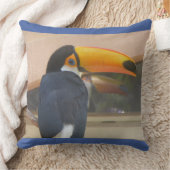 ミラーカラフルトゥーカン顔装飾用クッション クッション (ブランケット)