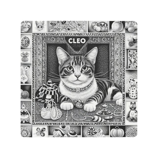 ミラージュモダン抽象芸術ウォールアート メタルプリント (正面)