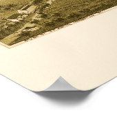 ミラースビル, PAパノラママップ – 1894 ポスター (角)