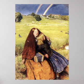 ミラース – 盲目の女の子1856 ポスター