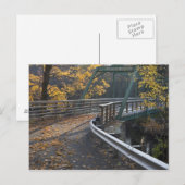 ミラーズの上の紅葉と橋 ポストカード (正面/裏面)