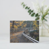 ミラーズの上の紅葉と橋 ポストカード (スタンド正面)