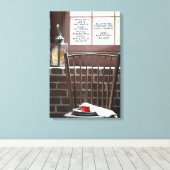 ミラーズフレンドシップチェアキャンバスプリント キャンバスプリント (インサイチュ (ウッドフロア))