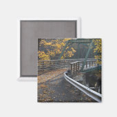 ミラーズ川にかかる橋と紅葉 マグネット (正面/裏面)