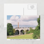 ミラータウン・ダブリン・ダートリー・ヴィアダクト・ラス・トラム ポストカード (正面/裏面)