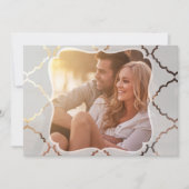 ミラーダマスク半透明ルックフォト招待状 招待状 (正面)