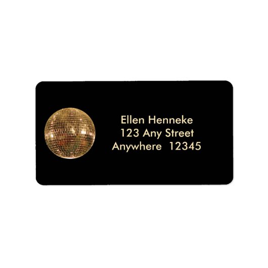 ミラーディスコボール2 ラベル (正面)
