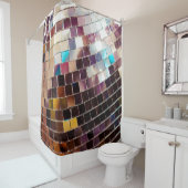 ミラーディスコボール シャワーカーテン (インサイチュ)