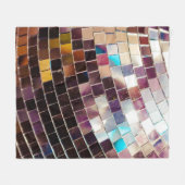 ミラーディスコボール フリースブランケット (正面(横))