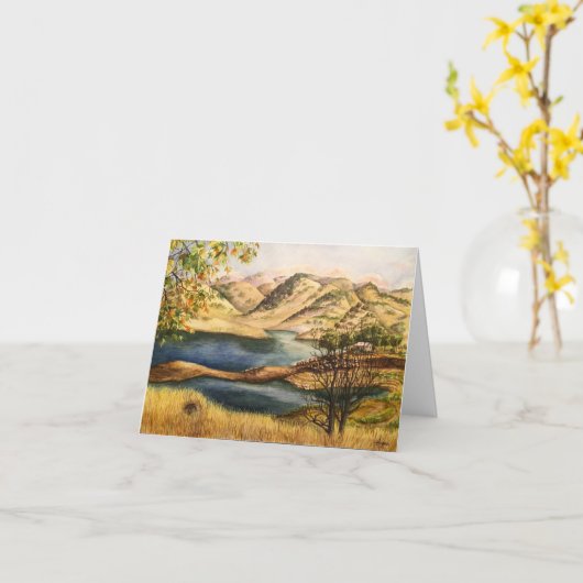 ミラートン湖 カード (黄色い花)