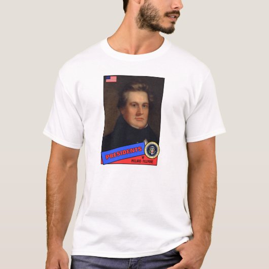 ミラード・フィルモア野球カード Tシャツ (正面)