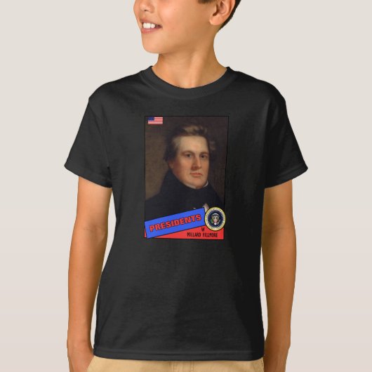 ミラード・フィルモア野球カード Tシャツ (正面)