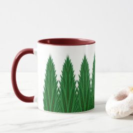 ミラーパインズマグカップ11oz。-マルーン マグカップ
